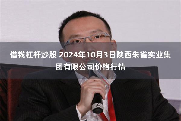 借钱杠杆炒股 2024年10月3日陕西朱雀实业集团有限公司价格行情