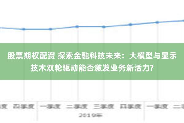 股票期权配资 探索金融科技未来：大模型与显示技术双轮驱动能否激发业务新活力?