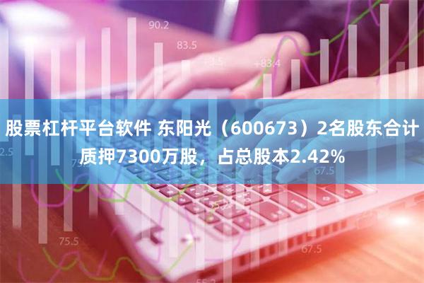 股票杠杆平台软件 东阳光（600673）2名股东合计质押7300万股，占总股本2.42%