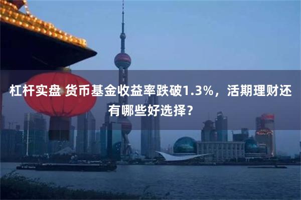 杠杆实盘 货币基金收益率跌破1.3%，活期理财还有哪些好选择？