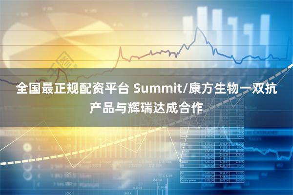 全国最正规配资平台 Summit/康方生物一双抗产品与辉瑞达成合作